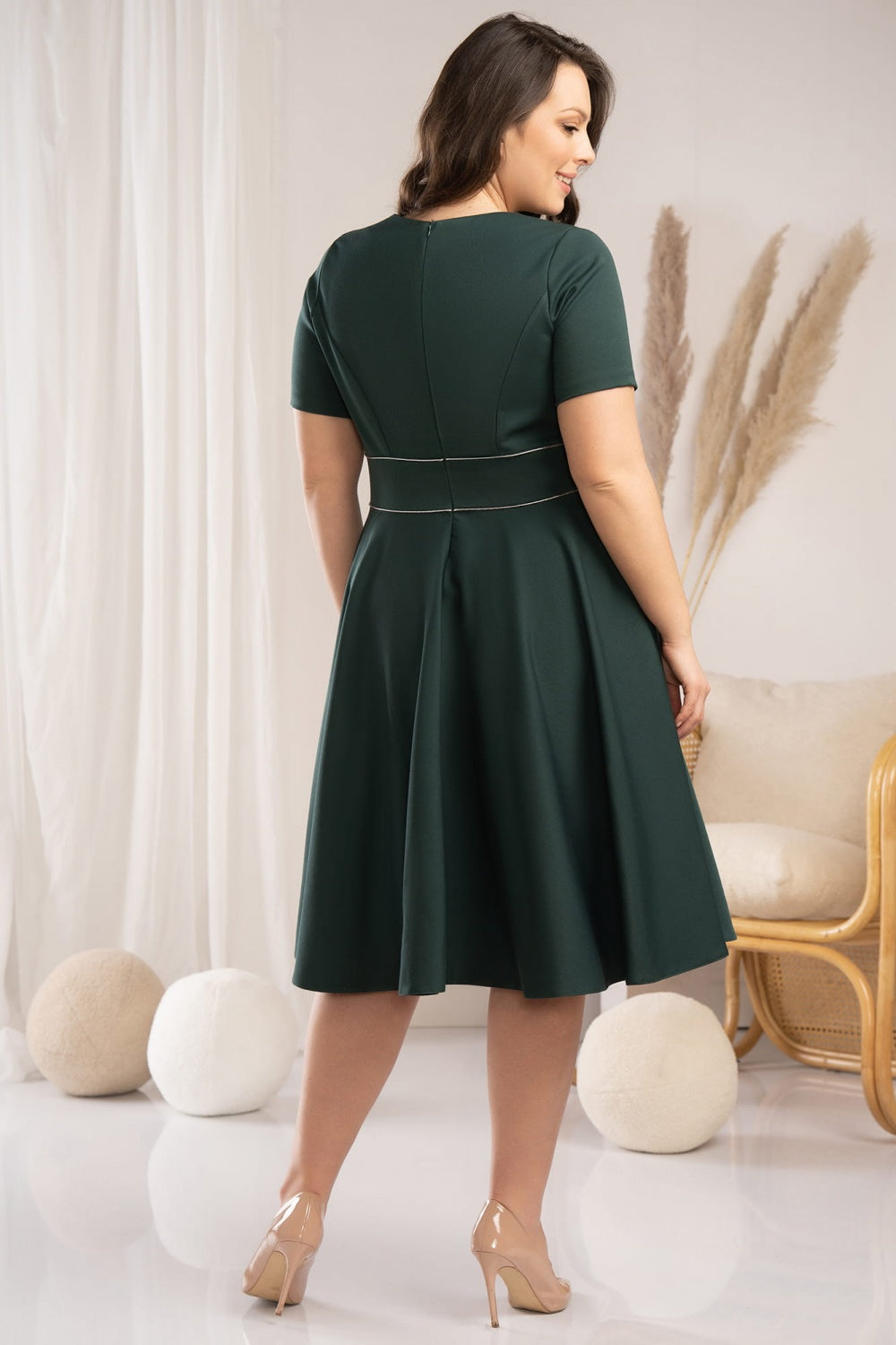Vestido talla grande modelo 178552 Karko