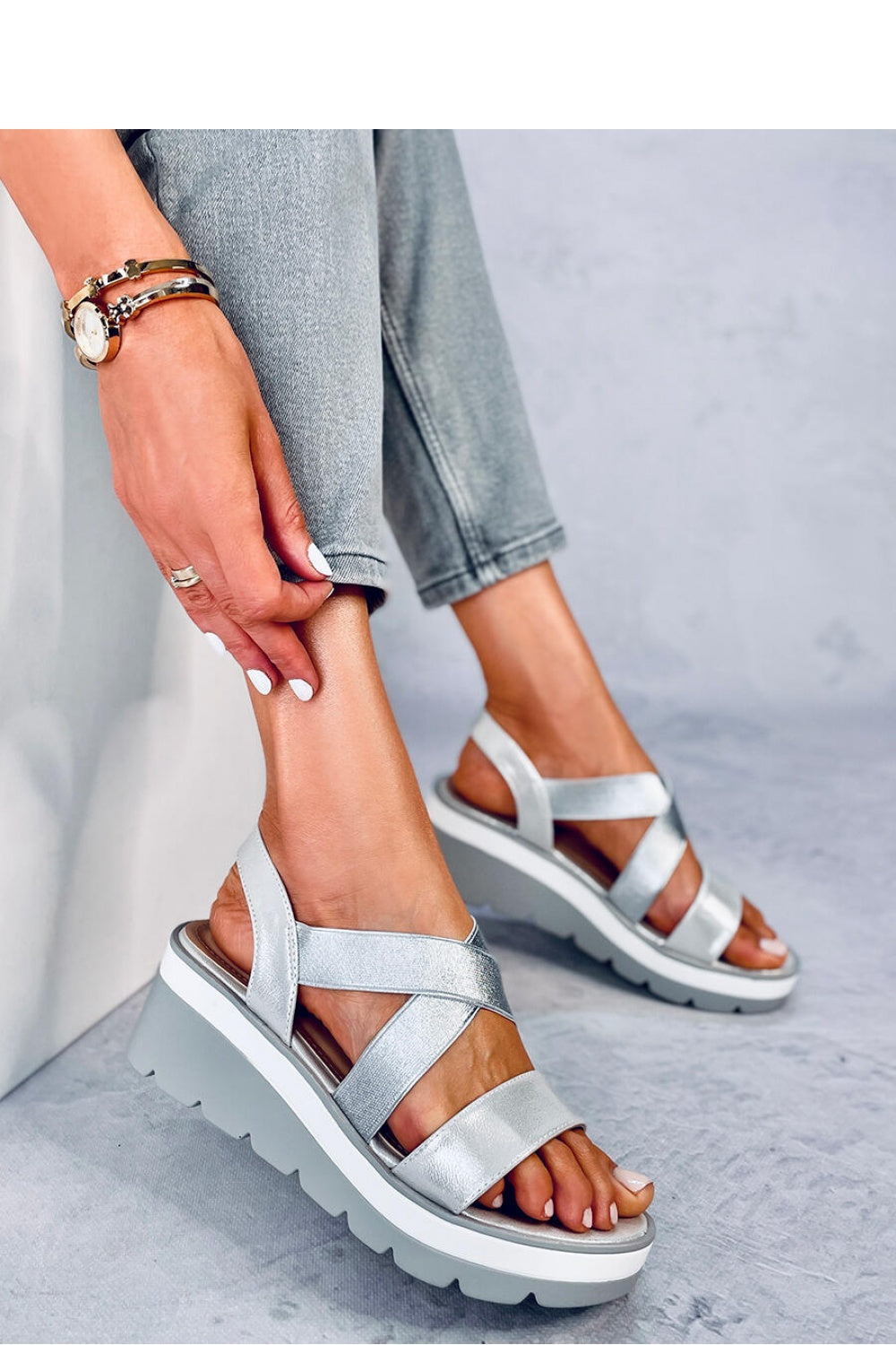 Sandalias tacón modelo 179920 Inello