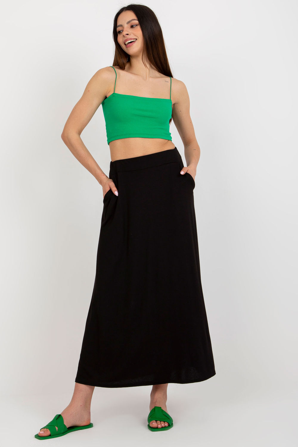 Falda larga modelo 180212 Rue Paris