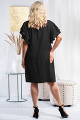 Vestido talla grande modelo 180442 Karko