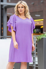 Vestido talla grande modelo 180444 Karko