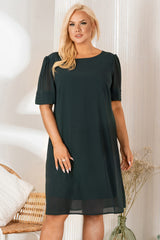 Vestido talla grande modelo 180449 Karko