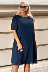 Vestido talla grande modelo 180452 Karko