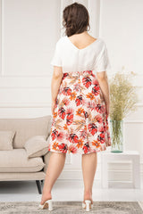 Falda talla grande modelo 180457 Karko