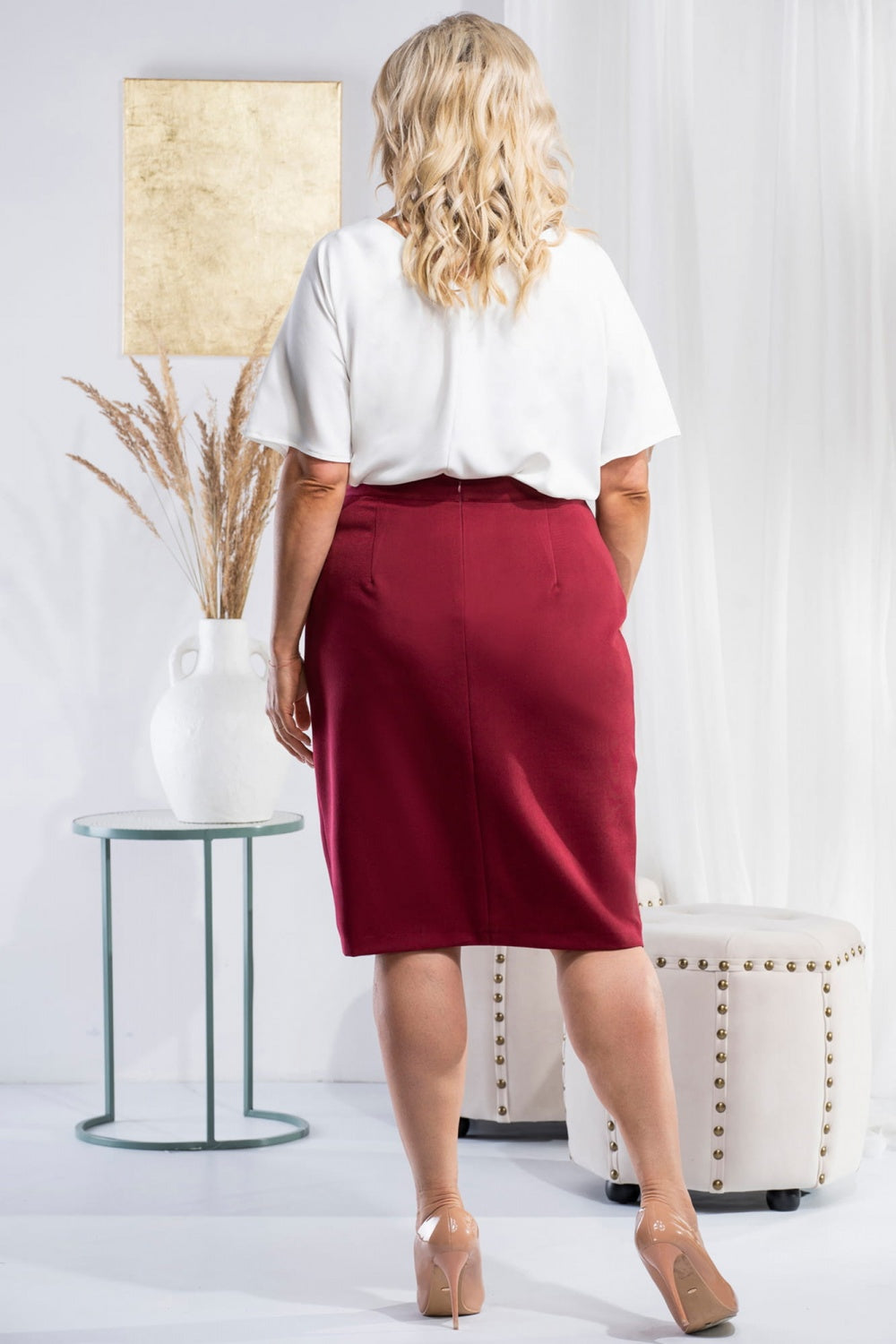 Falda talla grande modelo 180463 Karko