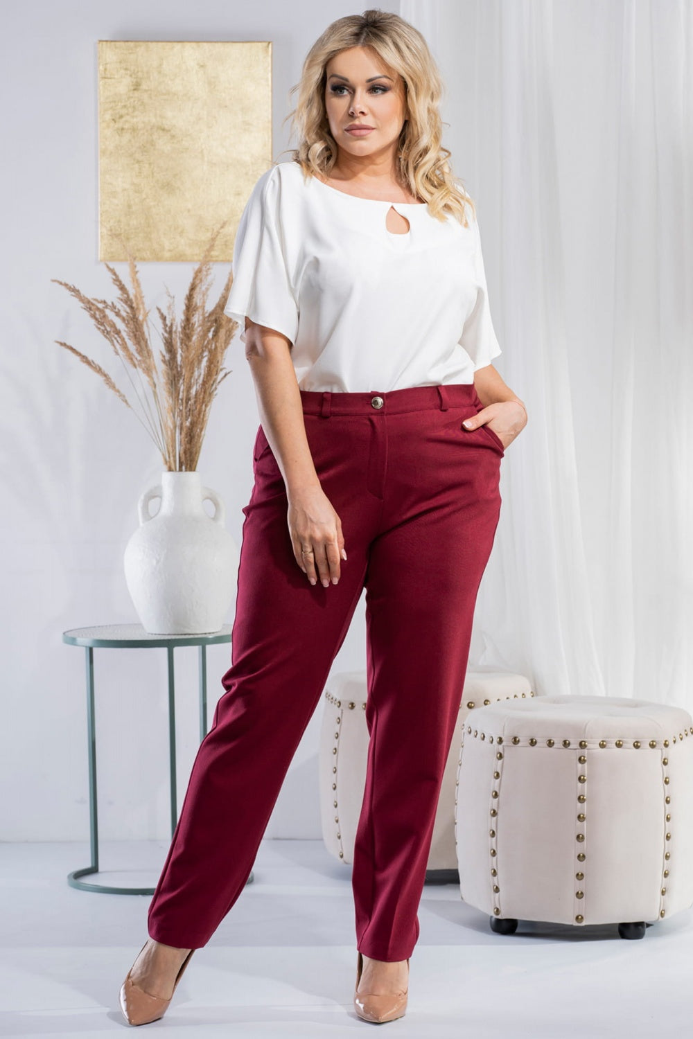 Pantalón talla grande modelo 180475 Karko