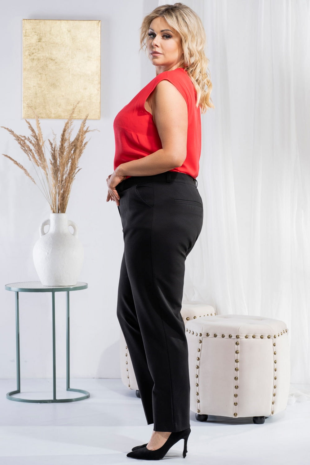 Pantalón talla grande modelo 180477 Karko