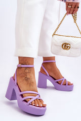 Sandalias tacón modelo 180545 Step in style