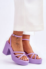 Sandalias tacón modelo 180545 Step in style