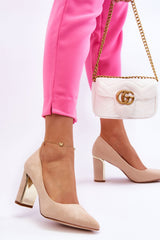 Salón tacón bloque modelo 181446 Step in style