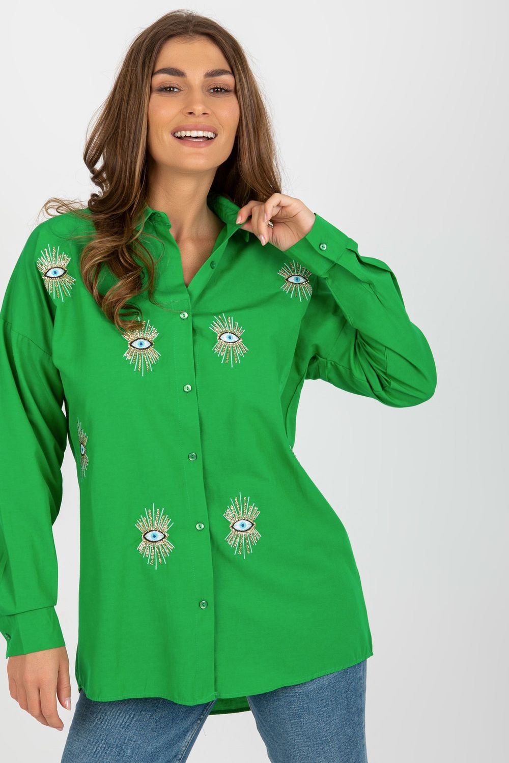 Camisa manga larga modelo 181620 Factory Price