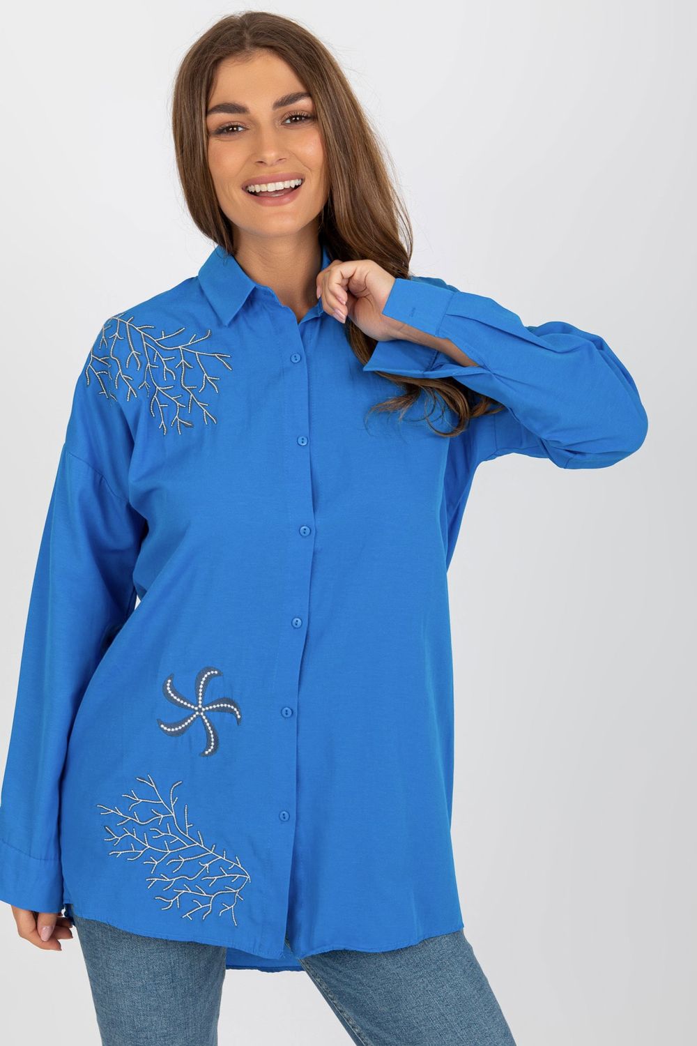 Camisa manga larga modelo 181625 Precio de Fábrica