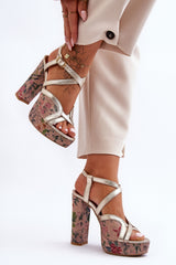 Sandalias tacón modelo 181850 Step in style