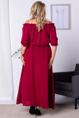 Vestido talla grande modelo 182179 Karko