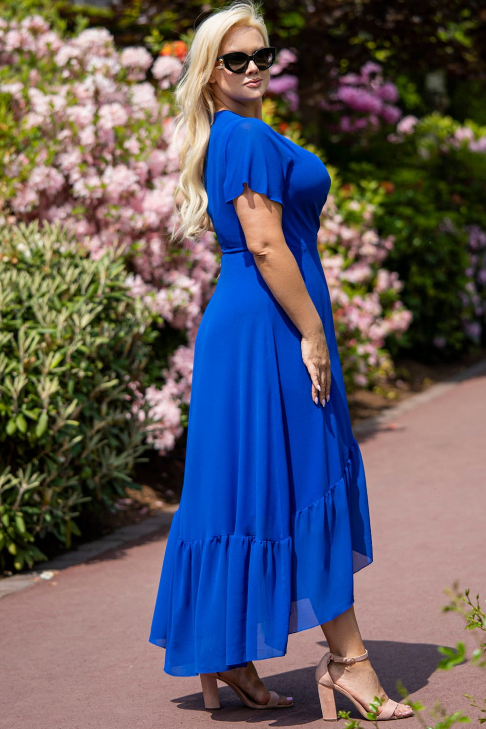 Vestido talla grande modelo 183279 Karko