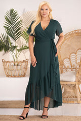 Vestido talla grande modelo 183280 Karko