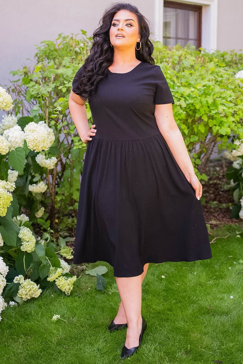 Vestido talla grande modelo 183284 Karko