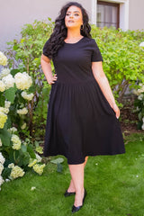 Vestido talla grande modelo 183284 Karko