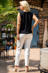 Blusa talla grande modelo 183319 Karko