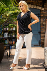 Blusa talla grande modelo 183319 Karko