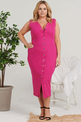 Vestido talla grande modelo 183326 Karko