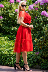 Vestido talla grande modelo 183329 Karko