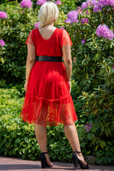 Vestido talla grande modelo 183329 Karko