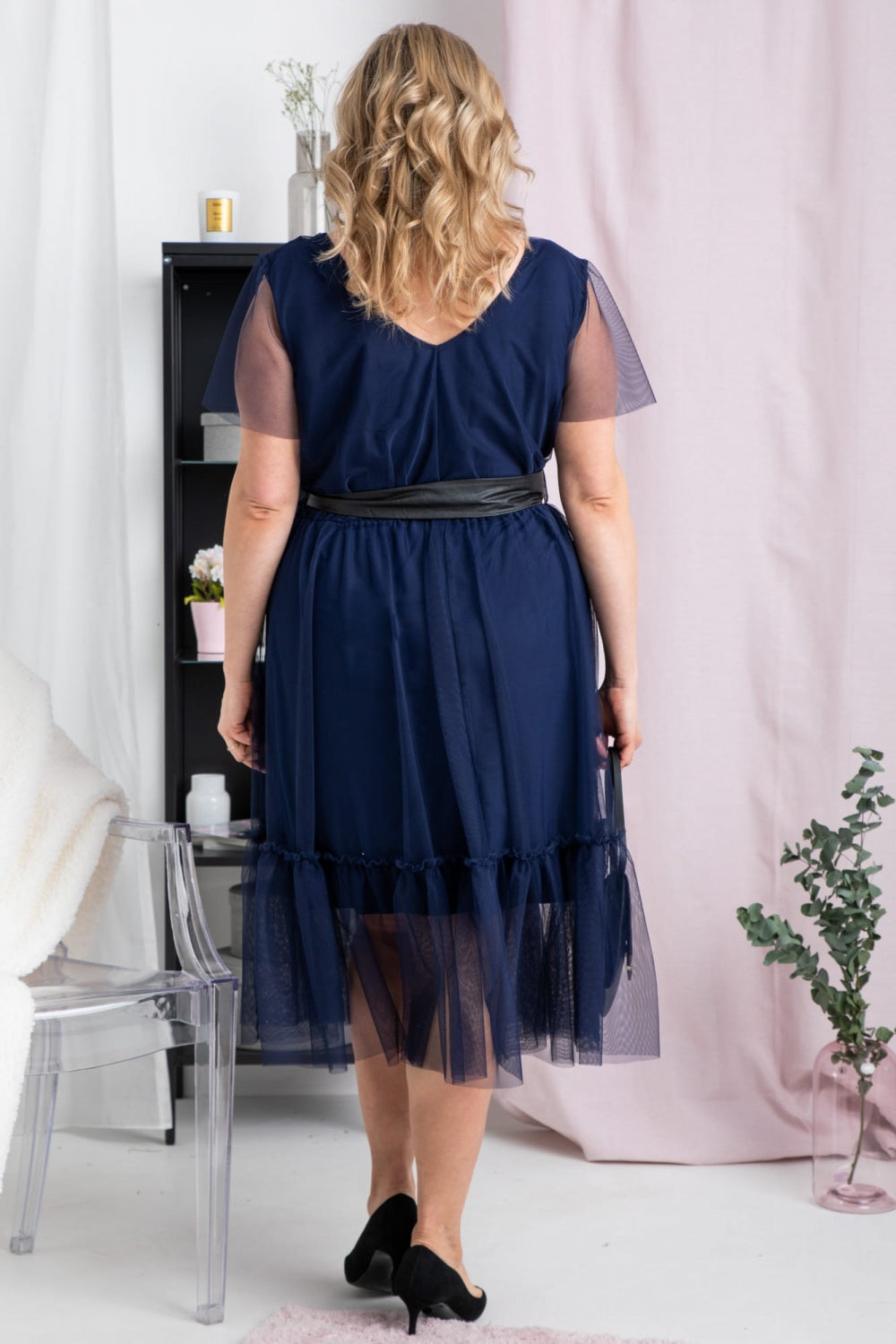 Vestido talla grande modelo 183333 Karko