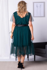 Vestido talla grande modelo 183335 Karko