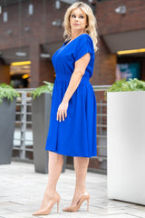 Vestido talla grande modelo 183385 Karko