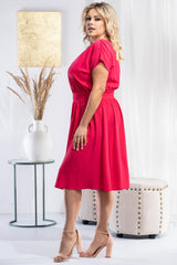 Vestido talla grande modelo 183386 Karko