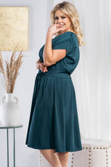 Vestido talla grande modelo 183387 Karko