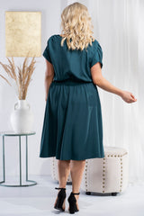 Vestido talla grande modelo 183387 Karko