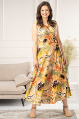 Vestido talla grande modelo 183403 Karko