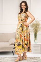 Vestido talla grande modelo 183403 Karko