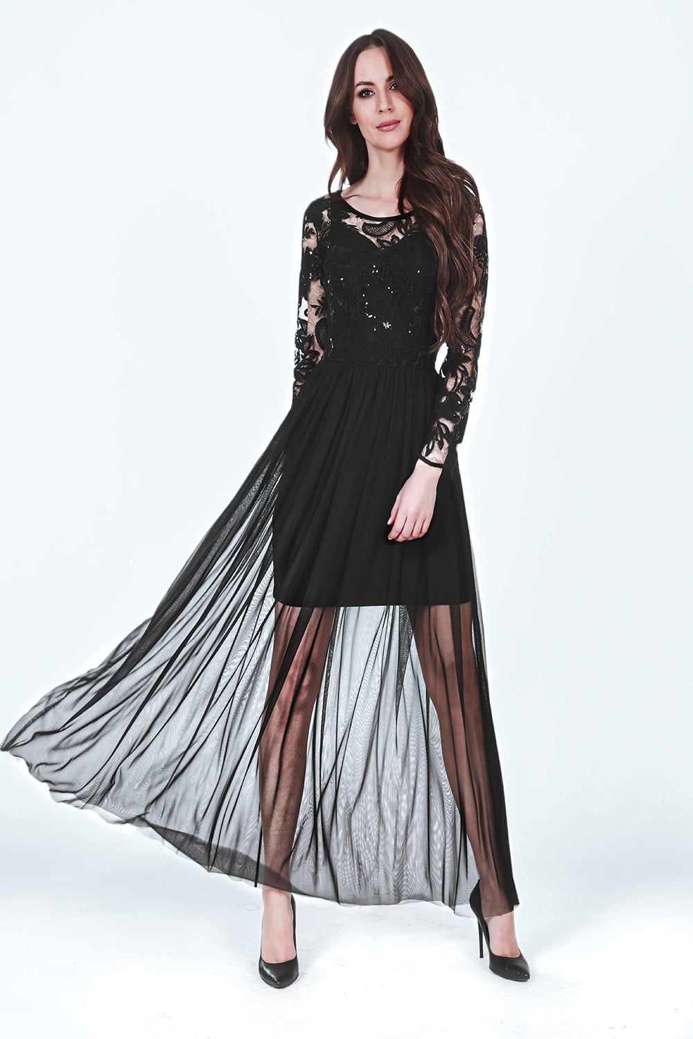 Vestido de noche modelo 184204 Marselini