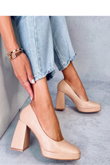 Zapatos de tacón bloque modelo 184264 Inello