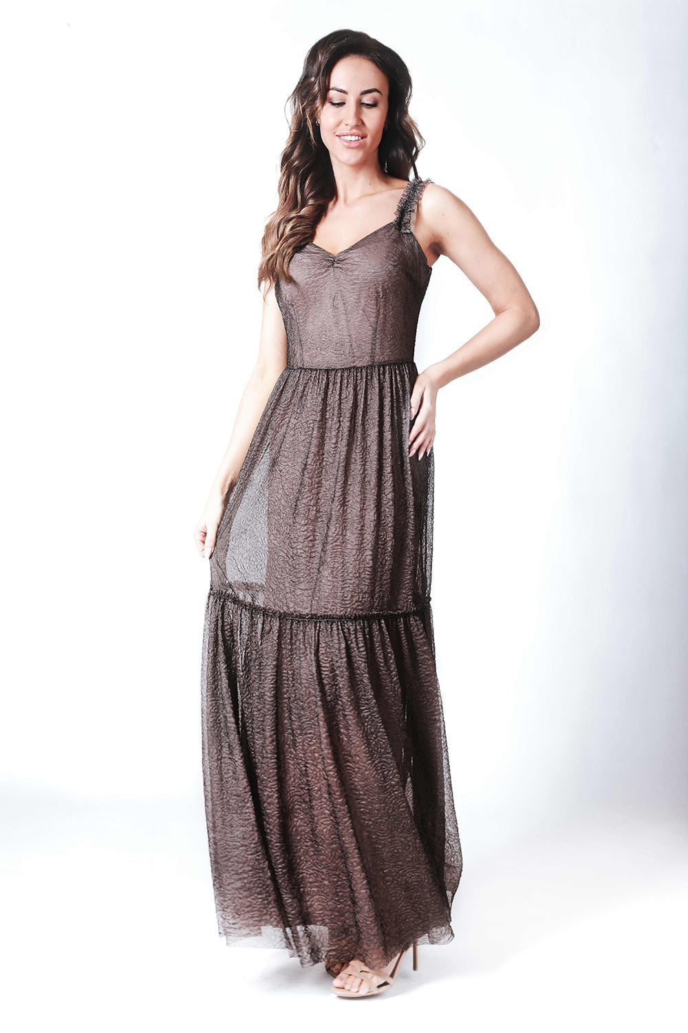 Vestido largo modelo 184332 Marselini