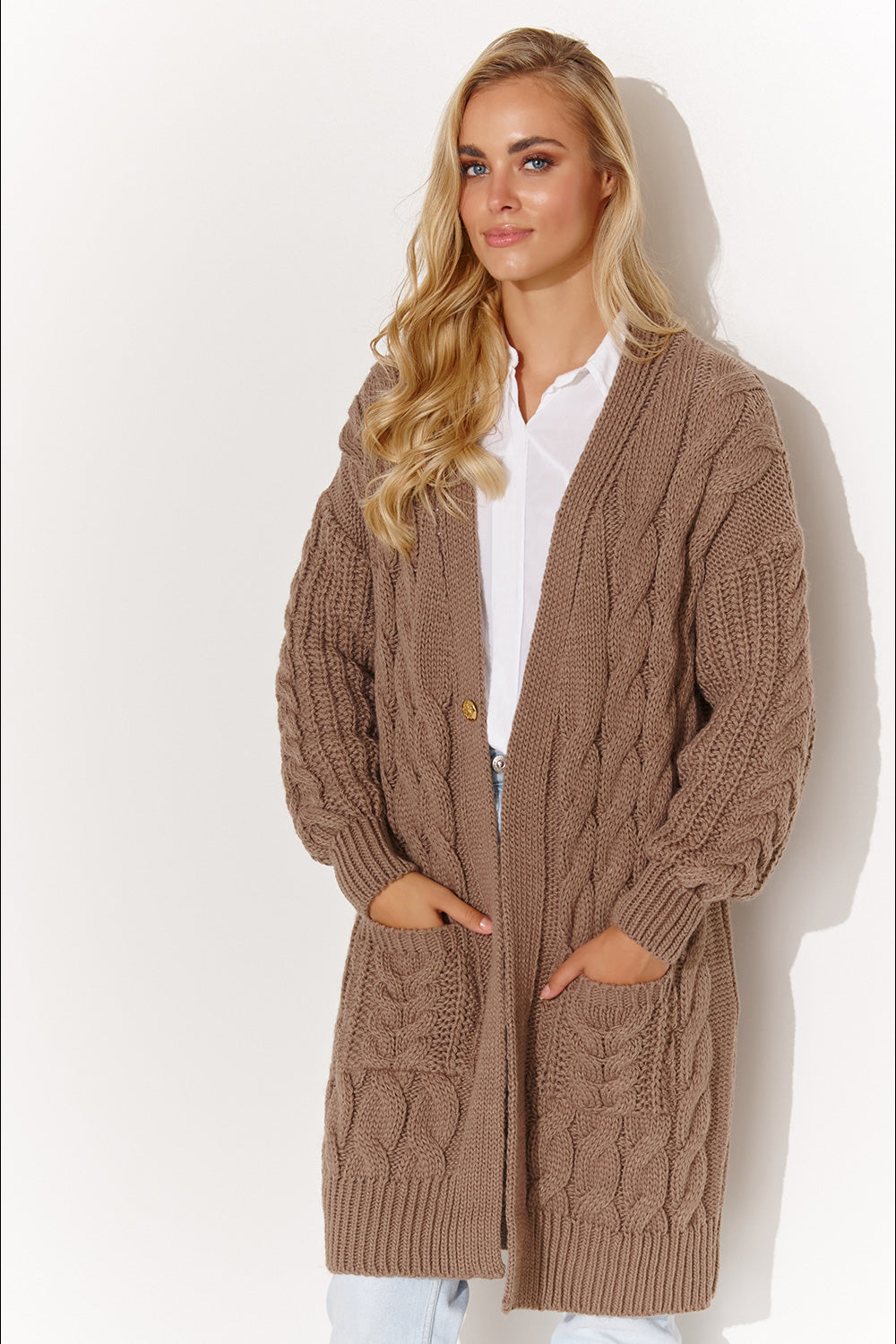 Cárdigan modelo 184393 Makadamia