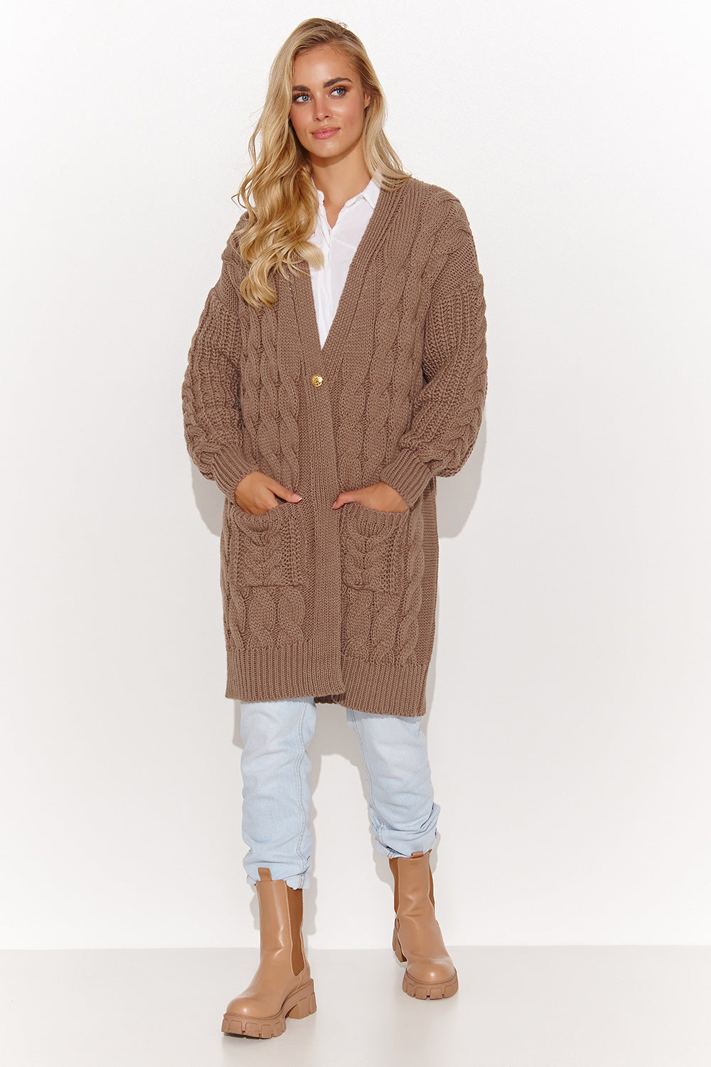 Cárdigan modelo 184393 Makadamia