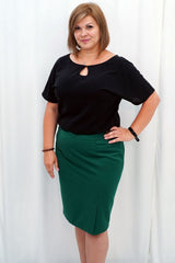 Falda talla grande modelo 184894 Karko