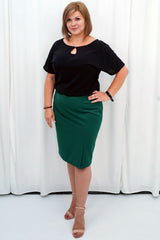 Falda talla grande modelo 184894 Karko