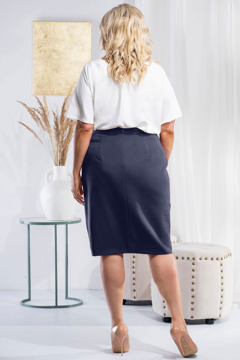 Falda talla grande modelo 184895 Karko