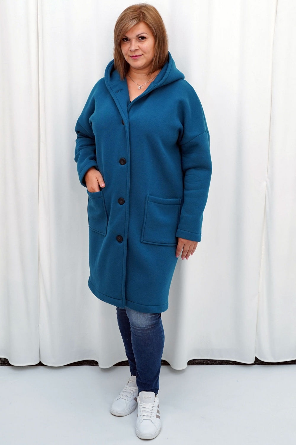 Abrigo talla grande modelo 184905 Karko