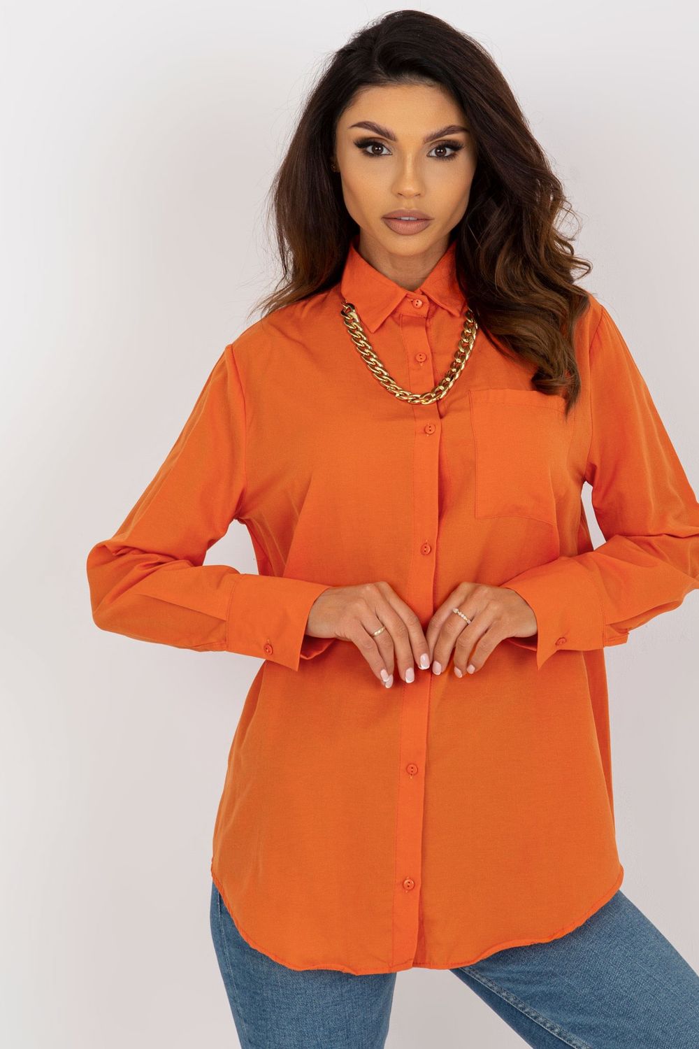Camisa manga larga modelo 184961 Factory Price