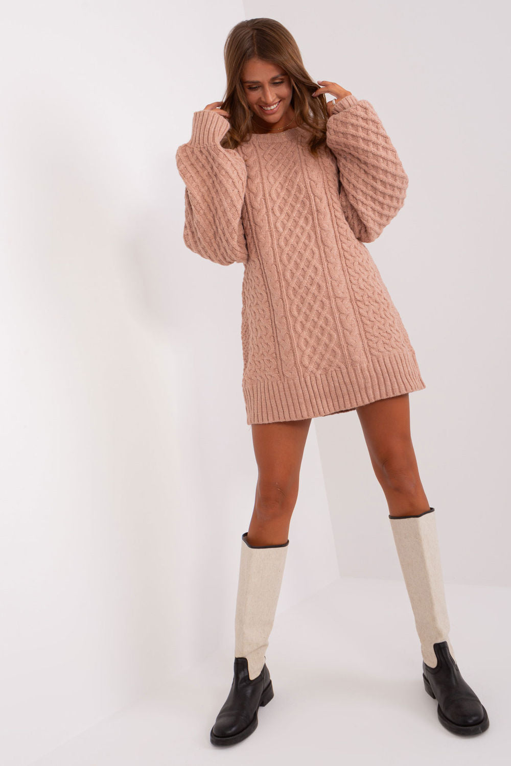 Jersey de Punto largo modelo 185736 AT
