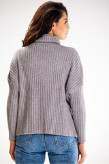 Jersey de cuello alto modelo 187122 awama