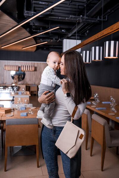 Bolso de accesorios para bebé – Cappuccino - ZYOUNAT Boutique