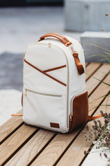 Mochila Grande para Pañales – Cappuccino - ZYOUNAT Boutique