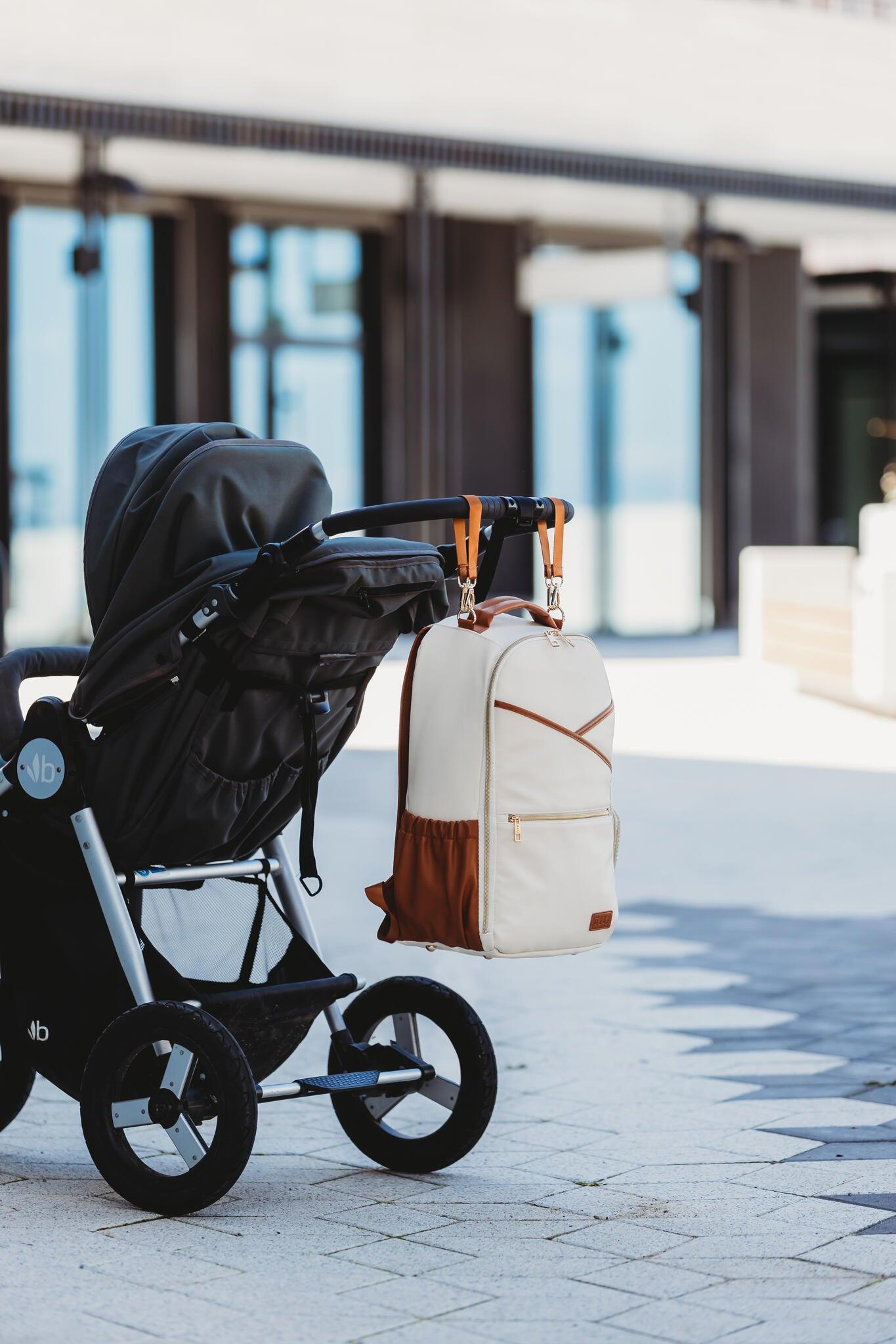 Mochila Grande para Pañales – Cappuccino - ZYOUNAT Boutique